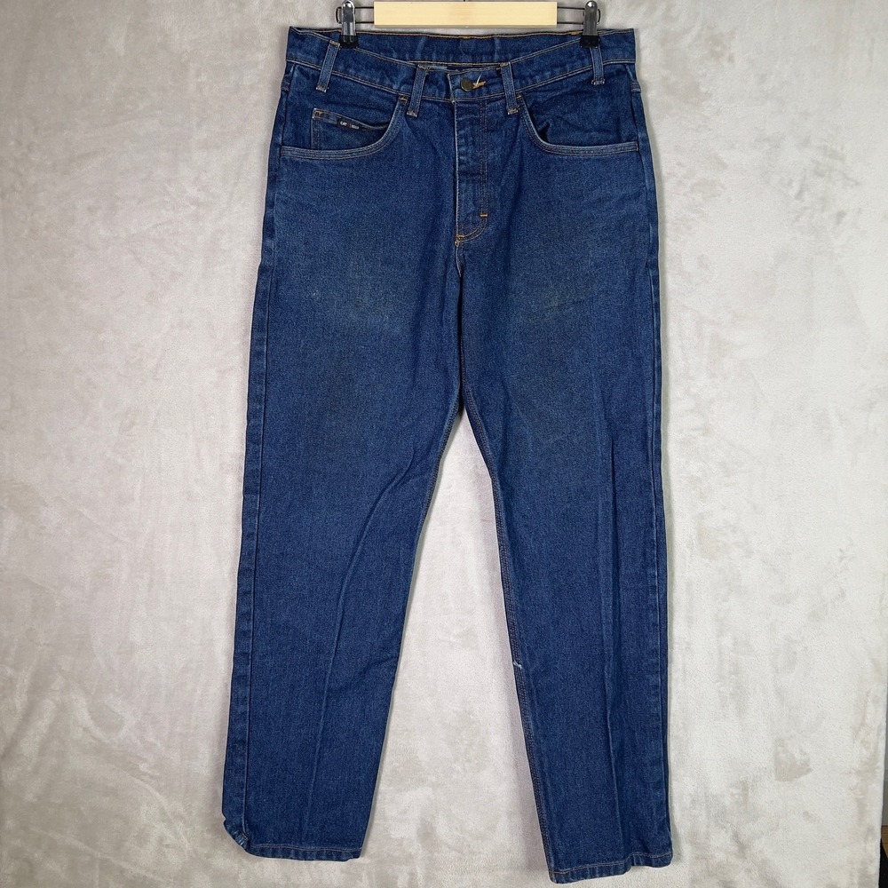 Tyndale Jeans Mens 33x32 FR AR Flame Resistant Blue Straight Leg J230T CAT2 2112